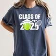 Class Of 2025 Graduation Senior Tennis Player Women's Comfort Colors T-Shirt Denim