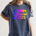 Class Of 2025 Mastered It College Masters Degree Graduation Women's Comfort Colors T-Shirt Denim