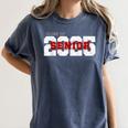Class Of 2025 Senior Graduation 2025 And Red Women's Comfort Colors T-Shirt Denim