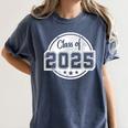 Class Of 2025 Senior School Graduation College Women's Comfort Colors T-Shirt Denim