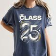 Class Of 2025 Shirt Graduation Senior High School College Women's Comfort Colors T-Shirt Denim