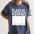 Class Of 2025 Sign My Shirt Senior 2025 Graduation Women's Comfort Colors T-Shirt Denim Class Of 2025 Sign My Shirt Senior 2025 Graduation Women's Comfort Colors T-Shirt Denim
