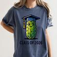 Class Of 2026 Graduation Pickle Trendy Graduate Humor Women's Comfort Colors T-Shirt Denim