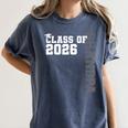 Class Of 2026 Proud Grandpa Of A 2026 Graduate Graduation Women's Comfort Colors T-Shirt Denim