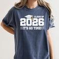 Class Of 2026 2026 School Year Class Of 2026 Graduation Women's Comfort Colors T-Shirt Denim