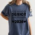 Class Of 2026 Senior Graduation Year Women's Comfort Colors T-Shirt Denim