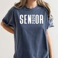 Class Of 2026 Senior Themed Graphic Art Graduation Women's Comfort Colors T-Shirt Denim