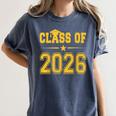 Class Of 2026 Shirt Graduation Women's Comfort Colors T-Shirt Denim