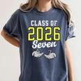 Class Of 2026 Six Seven Senior Yellow Graduation 6 7 Women's Comfort Colors T-Shirt Denim