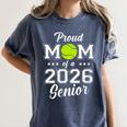 Class Of 2026 Tennis Mom Senior Graduation Graduate Women's Comfort Colors T-Shirt Denim