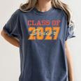 Class Of 2027 Graduation Senior Back To School 2026 Graduat Women's Comfort Colors T-Shirt Denim