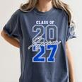 Class Of 2027 Senior 2027 Graduation Women's Comfort Colors T-Shirt Denim