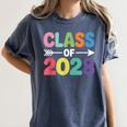 Class Of 2028 Colorful Graduation Women's Comfort Colors T-Shirt Denim