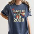 Class Of 2028 High School Graduation Senior 2028 Women's Comfort Colors T-Shirt Denim