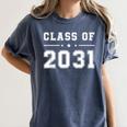 Class Of 2031 Future Kindergarten Graduation Sign Shirt Women's Comfort Colors T-Shirt Denim