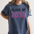 Class Of 2032 Graduation T-Shirts Women's Comfort Colors T-Shirt Denim