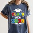 Class Of 2038 First Day Of School & Graduation 2038 Women's Comfort Colors T-Shirt Denim
