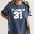 Class Of 31 2031 School Tee Shirt Graduation Class Party Women's Comfort Colors T-Shirt Denim
