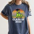 Class Of Dinosaur Apparel 2022 Graduation Graduate Dino Boy Women's Comfort Colors T-Shirt Denim