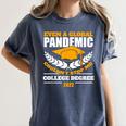 College Degree 2022 Graduation Graduate Women's Comfort Colors T-Shirt Denim