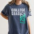 College Grad Class Of 2027 Graduation Women's Comfort Colors T-Shirt Denim