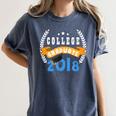 College Graduation Shirts Graduate Grad 2018 Women's Comfort Colors T-Shirt Denim