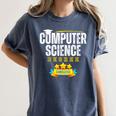 Computer Science Degree Graduation Senior Celebration Grad Women's Comfort Colors T-Shirt Denim