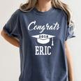Congrats 2018 Eric College High School Graduation Women's Comfort Colors T-Shirt Denim