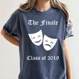 Cool Theater Graduation Tshirt Tragedy And Comedy Masks Women's Comfort Colors T-Shirt Denim