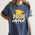 Cool Prom Squad 2025 Prom Graduation Party Matching 2025 Women's Comfort Colors T-Shirt Denim