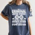 Criminal Justice Degree Graduation Criminal Justice Student Women's Comfort Colors T-Shirt Denim