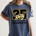 Criminal Justice Graduate Graduated Class Of 2025 Graduation Women's Comfort Colors T-Shirt Denim