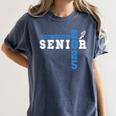 Cross Country Senior Night Senior 2025 Graduation Party 30 Women's Comfort Colors T-Shirt Denim