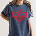 Cross Country Senior Night Senior 2025 Graduation Party 7 Women's Comfort Colors T-Shirt Denim