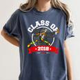 Dabbing Graduation Class Of 2018 TShirt History Month Women's Comfort Colors T-Shirt Denim