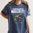 Dabbing Graduation Class Of 2025 Boy Kindergarten Nailed It Women's Comfort Colors T-Shirt Denim