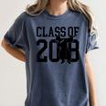 Dabbing Graduation Shirt Class Of 2018 Women's Comfort Colors T-Shirt Denim