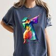 Dabbing Graduation Women Women's Comfort Colors T-Shirt Denim