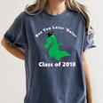 Dabbing Later Gator Graduation Class Of 2018 T-Shirt Women's Comfort Colors T-Shirt Denim
