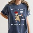 The Dabbing Llama Graduation Class Of 2018 T-Shirt Women's Comfort Colors T-Shirt Denim