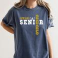Dance Senior Night Dance Senior 2025 Graduation 14 Women's Comfort Colors T-Shirt Denim