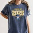 Disney Lilo & Stitch Graduation 2025 Stitch Collegiate Women's Comfort Colors T-Shirt Denim
