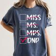 DNP Graduate Doctor Of Nursing Practice Graduation DNP Grad Women's Comfort Colors T-Shirt Denim