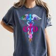 Doctor Of Occupational Therapy OTD Caduceus Graduation Women's Comfort Colors T-Shirt Denim