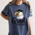 Eagle Grad Squad Class Of 2019 Graduation Women's Comfort Colors T-Shirt Denim