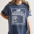 EdD Doctor Of Education Nutrition Doctorate Graduation Women's Comfort Colors T-Shirt Denim