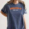 Educated AF 2018 Graduation Women's Comfort Colors T-Shirt Denim