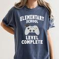 Elementary School Graduation Gamer Graduate Women's Comfort Colors T-Shirt Denim