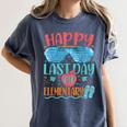 Elementary Teacher Student Graduation Last Day School Women's Comfort Colors T-Shirt Denim