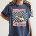 EMT Graduation Class Of 2024 Emergency Medical Tech Medic Women's Comfort Colors T-Shirt Denim
